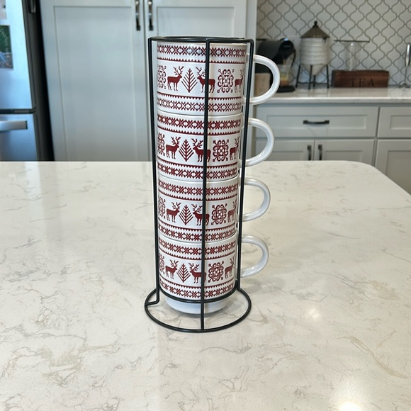 Hobby Lobby Other - Christmas Ceramic Coffee Mug Set of 4